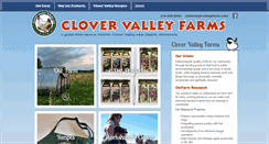 Desktop Screenshot of clovervalleyfarms.com